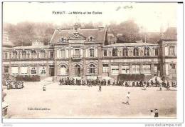 PAVILLY MAIRIE ET ECOLES COTE GARCONS  ET COTE FILLES  REF 6309 - Pavilly