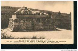 MONUMENT DE LA CHAPELLE  SAINTE- FINE REF 6785 - Monumentos A Los Caídos