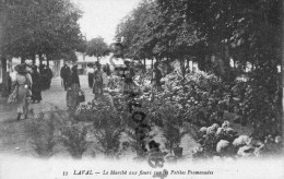 53 - LAVAL - LE MARCHE AUX FLEURS SUR LES PETITES PROMENADES - Laval