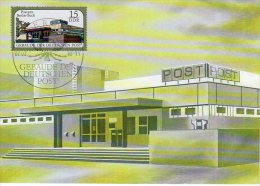 DDR 1988 Post Office Buildings Set Of 3 Official Maximum Cards.  Michel 3145-47 - Cartas Máxima