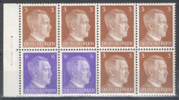 Deutsches Reich Zusammendruck Mi  H - Blatt 118 **  - Siehe Scan - Postzegelboekjes