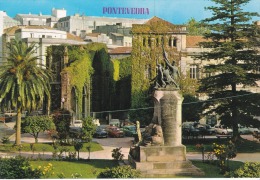 España--Pontevedra--Monumento A Sampayo Y Ruinas De Santo Domingo--a, Francia - Pontevedra