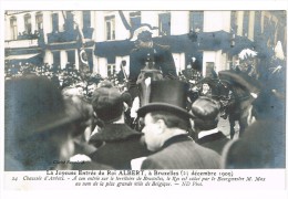 "La Joyeuse Entrée Du Roi Albert à Bruxelles Le 23 Décembre 1909" - Fiestas, Celebraciones