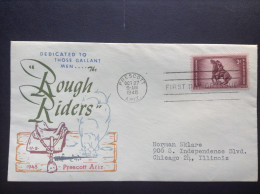 US, 1948 FDC - Rough Riders First Day Of Issue - 1941-1950