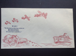 US, 1940s WWII Era Illustrated Envelope, Unused - 1941-1950