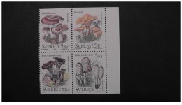 Svezia - 1996 - Nuovo/new - Funghi - Mi N. 1951/54 - Neufs