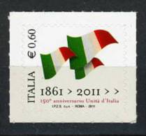 2011 -  Italia - Italy - Italie - Italien -   (adesivo) - Sass. Nr. 3212 - Mint - MNH - 2011-20: Ungebraucht