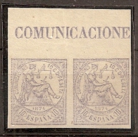 ESPAÑA 1874 - Edifil #145s Sin Goma (*) - Unused Stamps