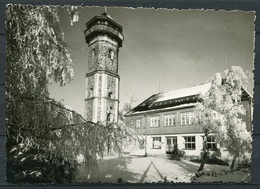 (0893) Berggasthaus Scheibenberg (Stempel) / Erzgeb. / Im Winter - Gel. 1961 - DDR - Scheibenberg