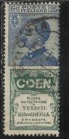 ITALIA REGNO ITALY KINGDOM 1924 1925 PUBBLICITARI COEN CENT. 25 TIMBRATO USED - Reclame