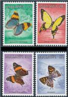 MALAWI 1984 Insects BUTTERFLIES SC# 450-53 MNH CV$17.50 SCARCE - Malawi (1964-...)