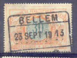 A452 -België  Spoorweg Chemin De Fer   Stempel BELLEM - 1895-1913