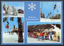 (0904) Gruß Aus Oberwiesenthal/ Winter / Mehrbildkarte - Gel. 1983 - DDR - Bild Und Heimat - Oberwiesenthal