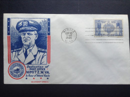 US, 1945 FDC - Dedication Of Post Office Nimitz, W. VA. - 1941-1950