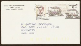 Canada Circa 1985 Steam Train Stationery U118 Used - Grand Trunk Railway - 1953-.... Regering Van Elizabeth II