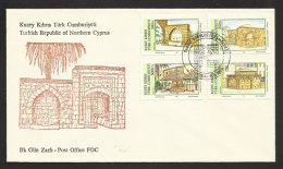 Chypre Du Nord Turquie Monuments Historiques FDC 1991 Northern Cyprus Turkey Historical Monuments FDC 1991 - Covers & Documents