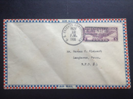 US, 1931 Naval Cover - U.S. Frigate Constitution - 1851-1940