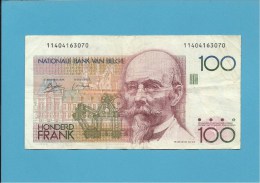 BELGIUM - 100 FRANCS - ND ( 1978 - 81 ) - P 140 - Sign. ( 3 - 9 ) Only On FACE - HENDRIK BEYAERT - BELGIE BELGIQUE - 100 Frank