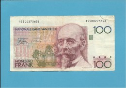 BELGIUM - 100 FRANCS - ND ( 1978 - 81 ) - P 140 - Sign. ( 3 - 9 ) Only On FACE - HENDRIK BEYAERT - BELGIE BELGIQUE - 100 Francos