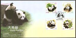 HONG KONG, CHINA - 2008 Giant Panda First Day Cover - 2000-2009