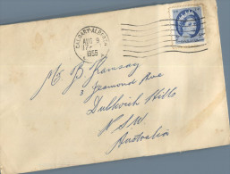(198) Cover - Posted From Canada To Australia - 1955 - Lettres & Documents