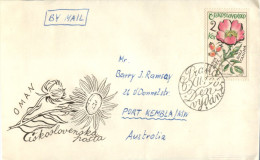 (198) FDC Cover Posted From Czecoslovakia To Australia - 1965 - Lettres & Documents