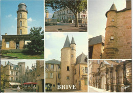 Brive - Château D'eau, Théâtre, Place Latreille, Tour De Nesle, Hôtel De La Benche - Non écrite - Brive La Gaillarde