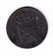 PAYS BAS KM 100 1 Ct 1877. (4JP70) - 1849-1890 : Willem III