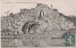 LEGE (L I) 9 GROTTE DE NOTRE DAME DE LOURDES  1908 - Legé