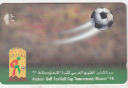 Oman Old Phonecard - 31OMNH- Arabian Gulf Football Cup Tournament / Muscat `96 - Oman