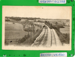 POIX LE VIADUC VUE SUR LA ROUTE D'ABBEVILLE - Poix-de-Picardie