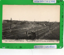 CHATILLON MONTROUGE VUE GENERALE DU DEPOT DES MACHINES - Châtillon