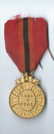 Médaille Commémorative Du Régne De Léopold I 1865-1905I/BELGIQUE/1905/   D399 - Bélgica