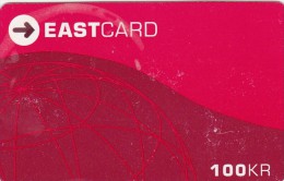 Norway,  Prepaid Card U, Eastcard, 2  Scans.   Also Denmark And Sweden. - Norway