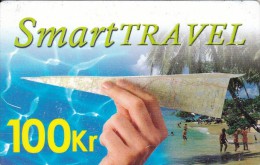 Norway,  Prepaid Card Y, SmartTravel, "Airplane", 2  Scans.   Also Many Other Countries. - Norwegen