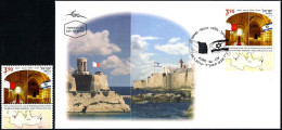 ISRAEL 2014 - Joint Issue With Malta - Halls Of The Knights Hospitallers In Acre & Valetta - Stamp With Tab - MNH & FDC - Other