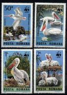 (WWF-022) W.W.F. Romania Pelican / Bird MNH Stamps 1984 - Other & Unclassified