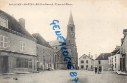 87 - SAINT SULPICE LES FEUILLES - ST SULPICE LES FEUILLES-  PLACE DE L' EGLISE - Saint Sulpice Les Feuilles