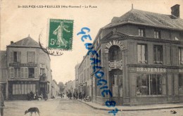 87 - SAINT SULPICE LES FEUILLES - ST SULPICE LES FEUILLES-  LA PLACE HOTEL LANGOLLE- AU BON MARCHE - Saint Sulpice Les Feuilles