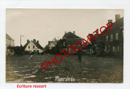 MOORSLEDE-Place-Carte Photo Allemande-Guerre14-18-1WK -BELGIQUE-59-BELGIEN-Flander N- - Moorslede