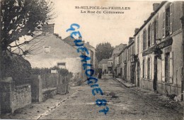 87 - SAINT SULPICE LES FEUILLES - ST SULPICE LES FEUILLES-  LA RUE DU COMMERCE - Saint Sulpice Les Feuilles