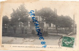 87 - SAINT SULPICE LES FEUILLES - ST SULPICE LES FEUILLES-  LA MAIRIE ET LES ECOLES - Saint Sulpice Les Feuilles