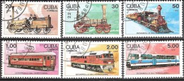 CUBA  #   STAMPS FROM YEAR 1988  " STANLEY GIBBONS 3365-3370" - Oblitérés