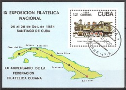 CUBA  #   STAMPS FROM YEAR 1984  " STANLEY GIBBONS MS3054" - Gebruikt