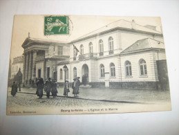 2sfh - CPA  - BOURG LA REINE - L´église Et La Mairie - [92] Essonne - Bourg La Reine