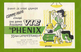 BUVARD :Bonne Assurance PHENIX  La Menagere - Bank & Insurance