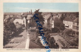 87 - SAINT SULPICE LES FEUILLES - ST SULPICE LES FEUILLES- VUE D' ENSEMBLE PRISE DE LA MAIRIE - Saint Sulpice Les Feuilles