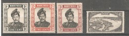 4 Sellos De Brunei - Brunei (...-1984)