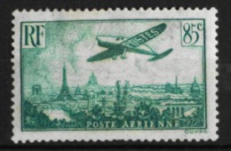 FRANCE 1936 - POSTE  AERIENNE  N° 8 - AVION SURVOLANT PARIS  - 1 Timbre NEUF* 3,00€ - 1927-1959 Ungebraucht