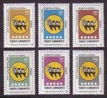 1985 TURKEY PTT ACTIVITIES POSTAL CODE MNH ** - Código Postal